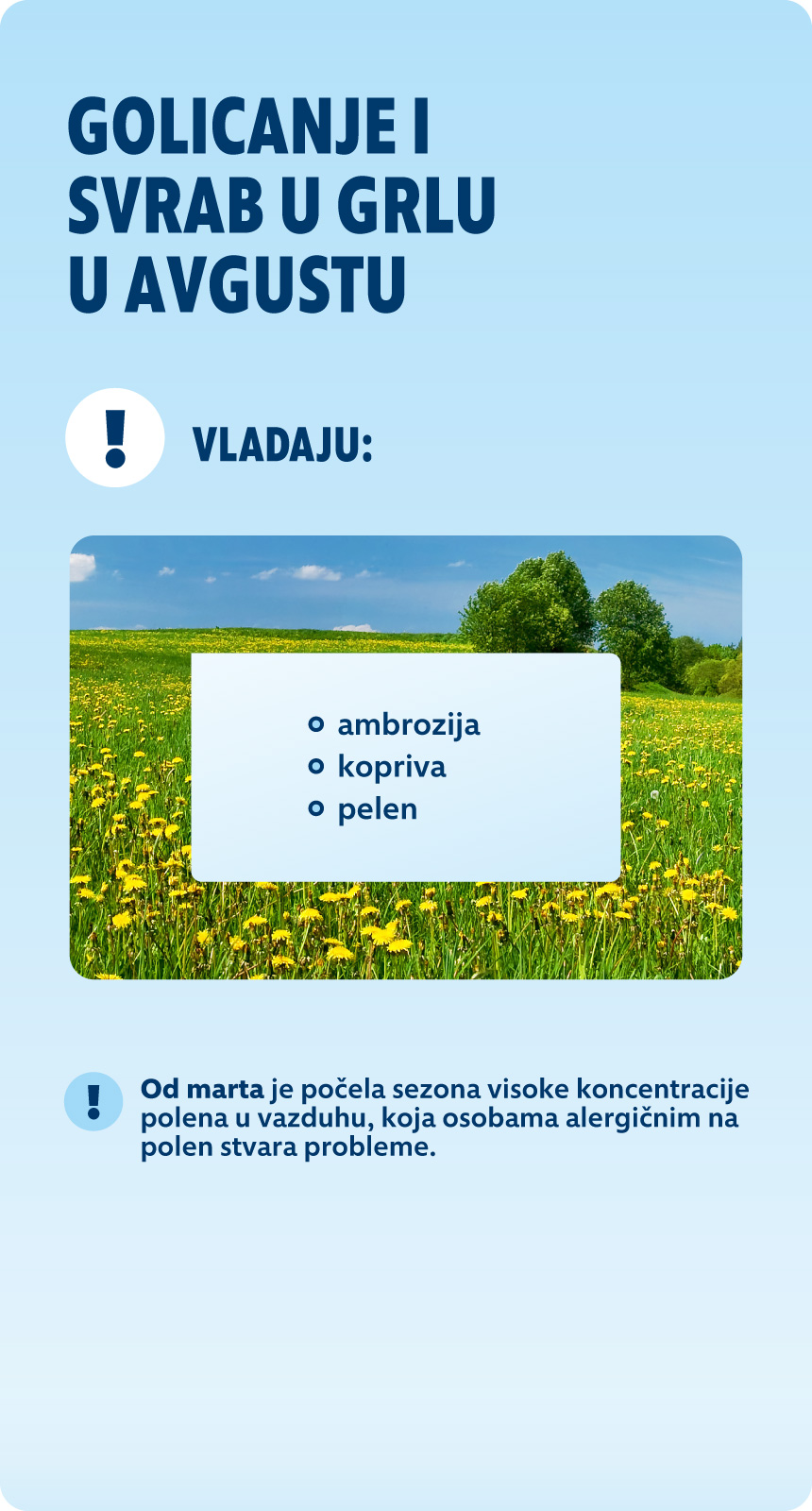 alergy calendar