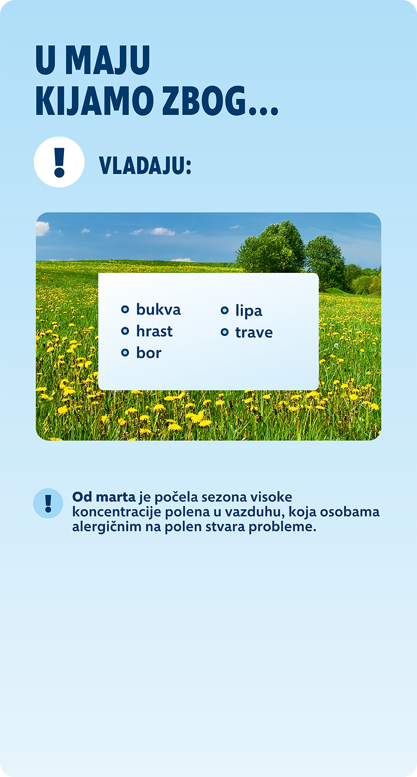 alergy calendar